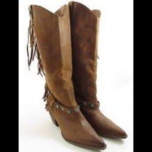 Boho Reba Kylene Fringe Boots